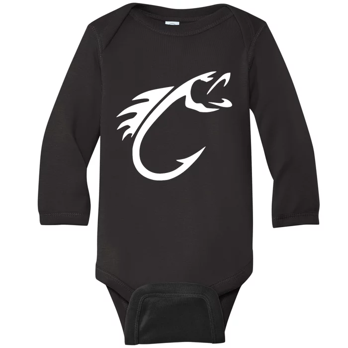 Fish Hook Baby Long Sleeve Bodysuit