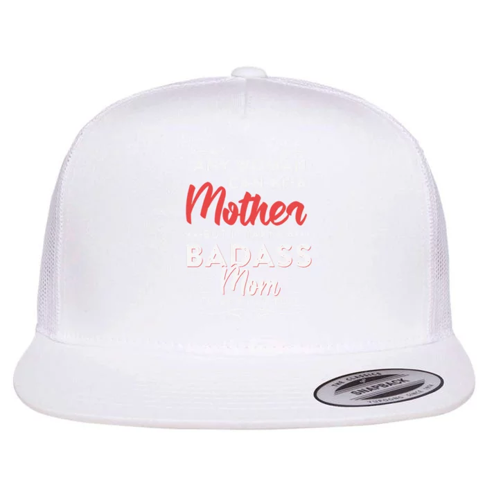 Funny Happy Father's Day To The Best Single Mom Flat Bill Trucker Hat