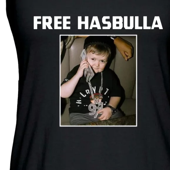 Free Hasbulla Ladies Essential Flowy Tank