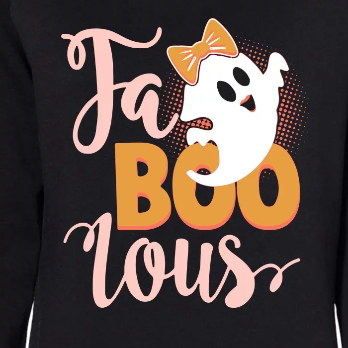 Funny Halloween Fa Boo Lous Ghost Womens California Wash Sweatshirt