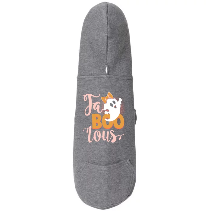 Funny Halloween Fa Boo Lous Ghost Doggie 3-End Fleece Hoodie