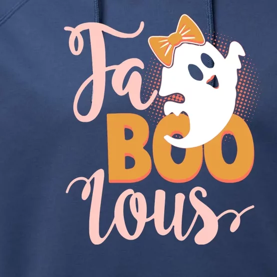 Funny Halloween Fa Boo Lous Ghost Performance Fleece Hoodie