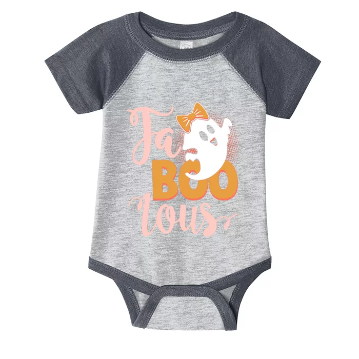 Funny Halloween Fa Boo Lous Ghost Infant Baby Jersey Bodysuit