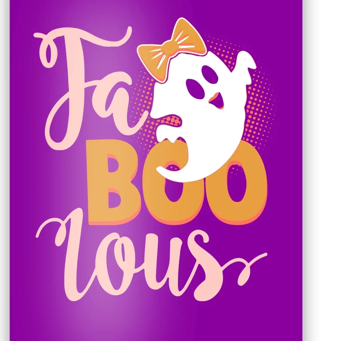 Funny Halloween Fa Boo Lous Ghost Poster