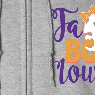 Funny Halloween Fa Boo Lous Ghost Full Zip Hoodie