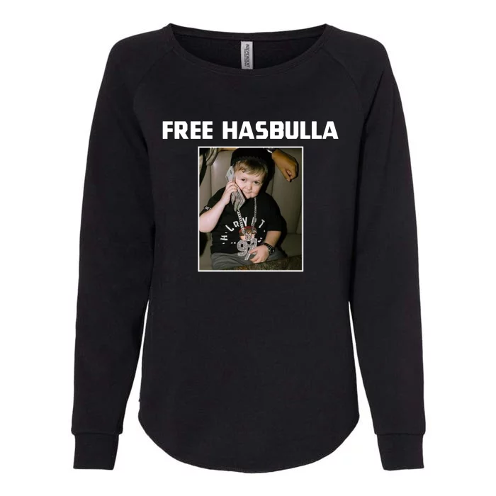 Free Hasbulla Womens California Wash Sweatshirt