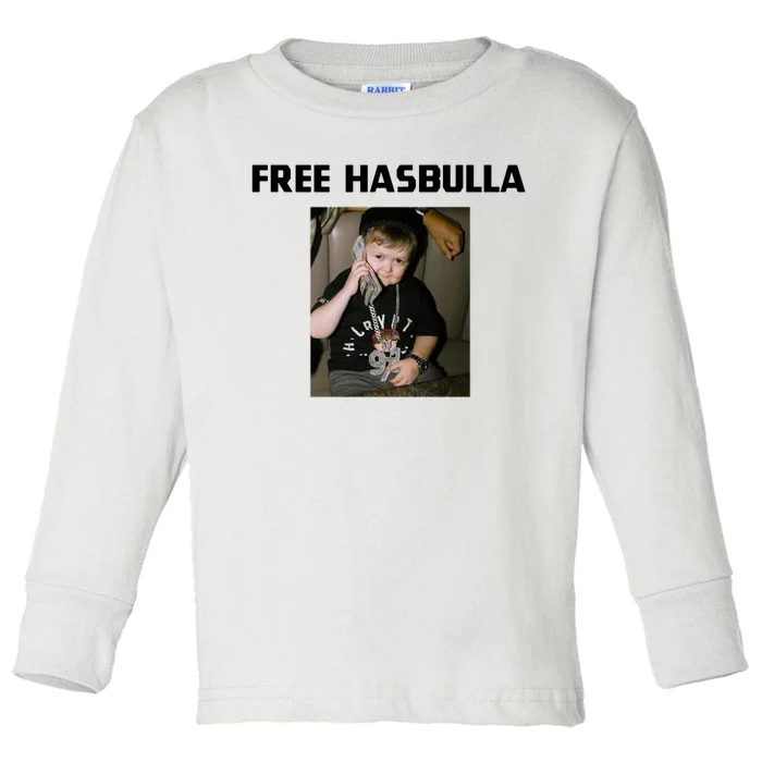 Free Hasbulla Toddler Long Sleeve Shirt