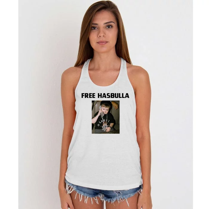 Free Hasbulla Women's Knotted Racerback Tank