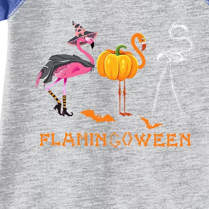 Funny Halloween Flamingo Costume Flamingoween Infant Baby Jersey Bodysuit