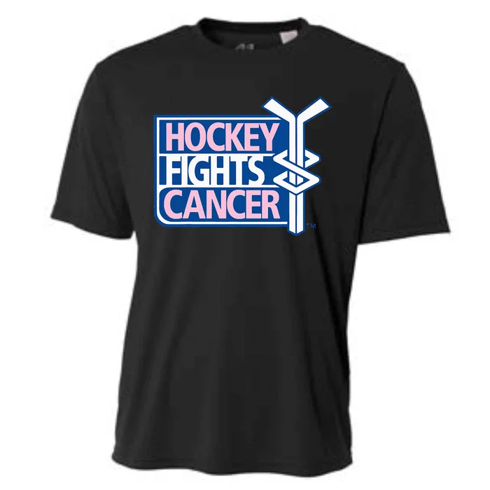 funny Hockey Fights Cancer awareness Cooling Performance Crew T-Shirt