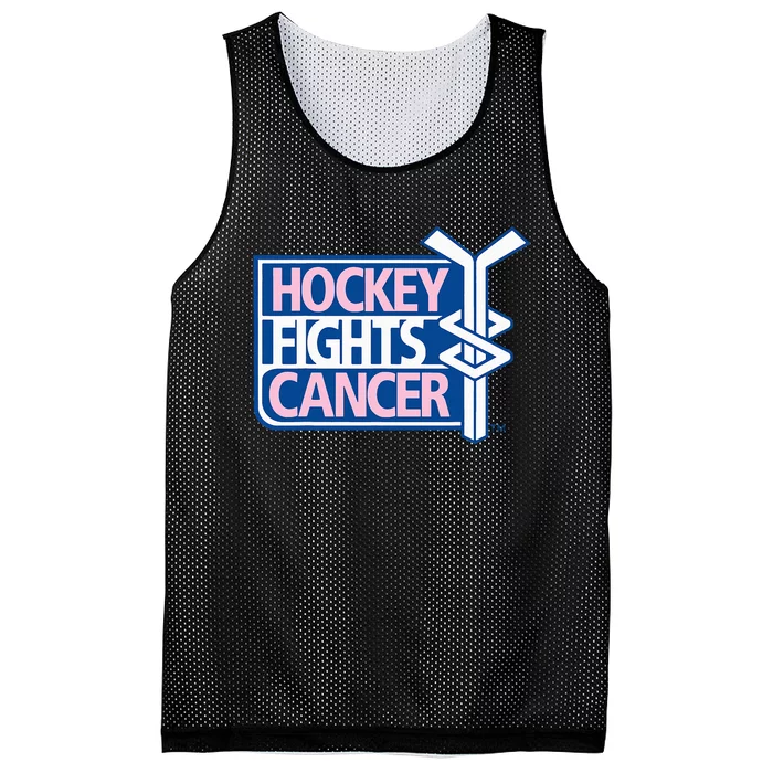 funny Hockey Fights Cancer awareness Mesh Reversible Basketball Jersey Tank