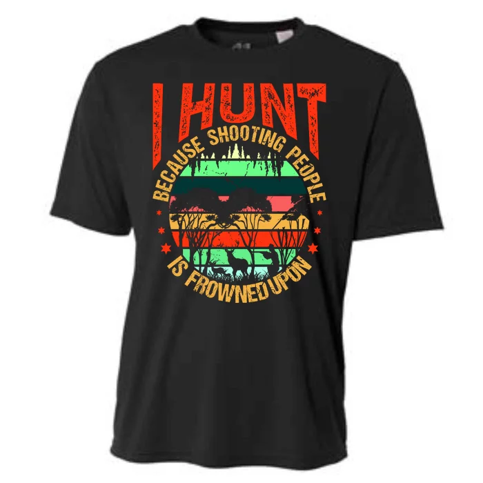 Funny Hunting Fanatic Cooling Performance Crew T-Shirt