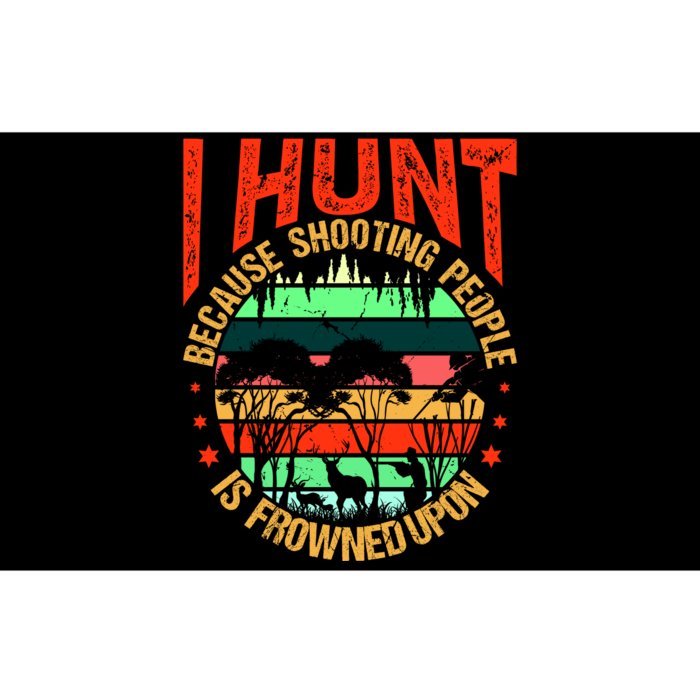 Funny Hunting Fanatic Bumper Sticker