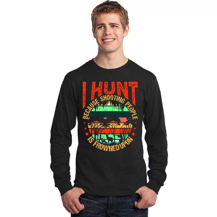 Funny Hunting Fanatic Tall Long Sleeve T-Shirt