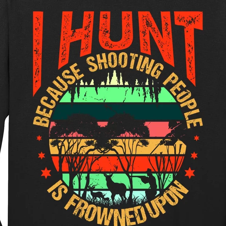 Funny Hunting Fanatic Tall Long Sleeve T-Shirt