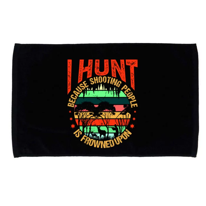 Funny Hunting Fanatic Microfiber Hand Towel