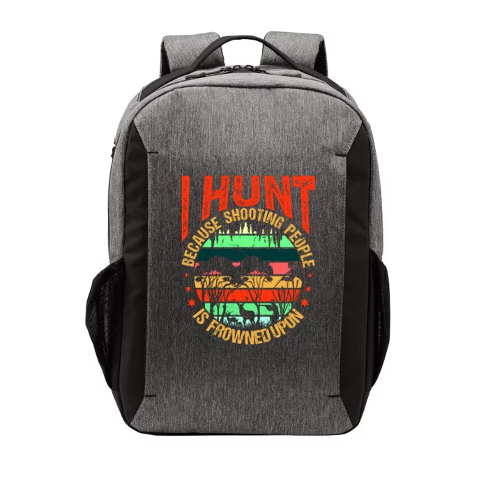 Funny Hunting Fanatic Vector Backpack