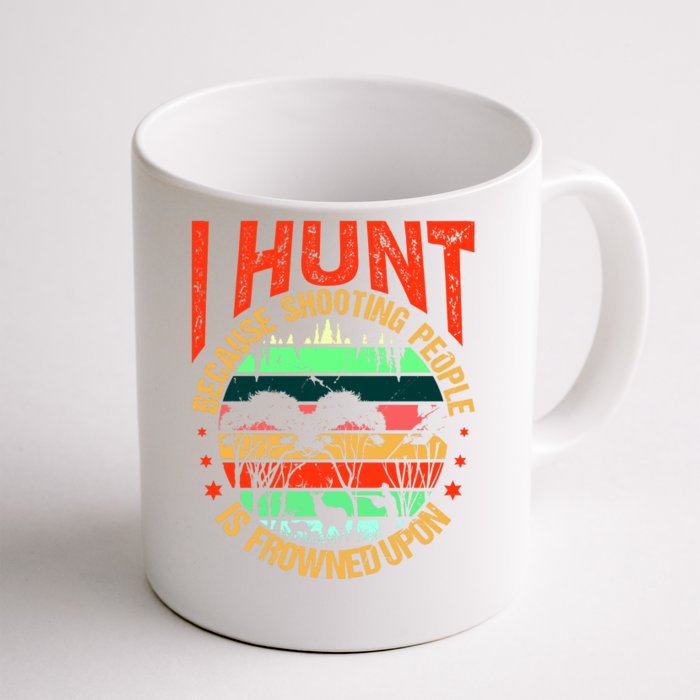 Funny Hunting Fanatic Front & Back Coffee Mug