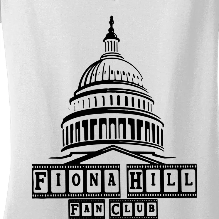 Fiona Hill Fan Club Women's V-Neck T-Shirt