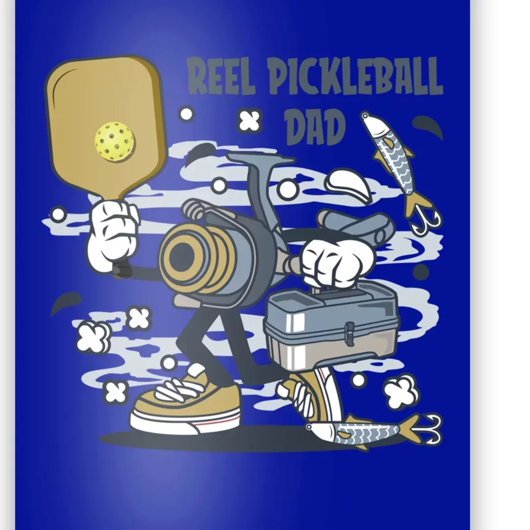 Fun Huoid Fishing Reel Reel Pickleball Dad FatherS Day Gift Poster