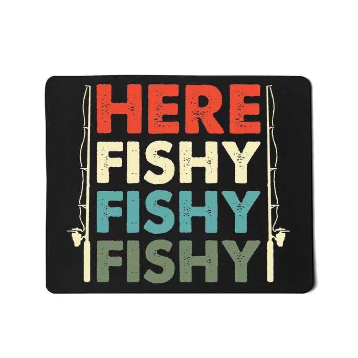 Fish Hunting Fishing Fishrod Fisherman Mousepad