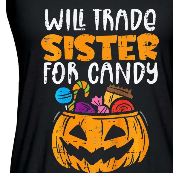 Funny Halloween Family Costume Idea Ladies Essential Flowy Tank