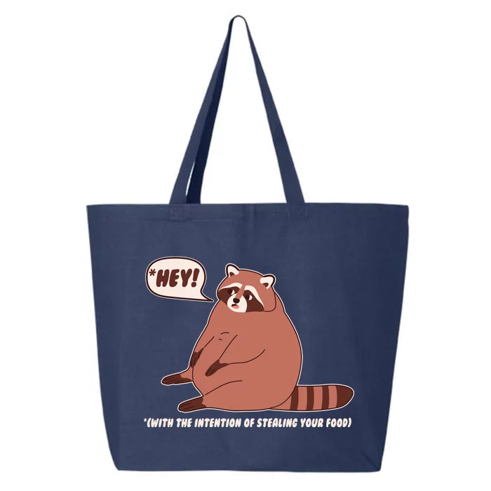 Funny Hey Fat Raccoon Stealing Your Food 25L Jumbo Tote