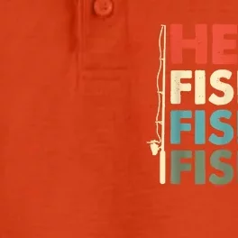 Funny Here Fishy Fishy Fishy Shirt Fish Hunting Fishing Fishrod Fisherman Dry Zone Grid Performance Polo