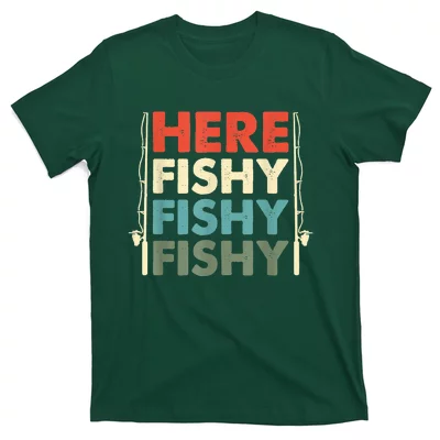 Mens Funny Fishing Gifts Fathers Day WTF Wheres The Fish T Shirts - Tees .Design