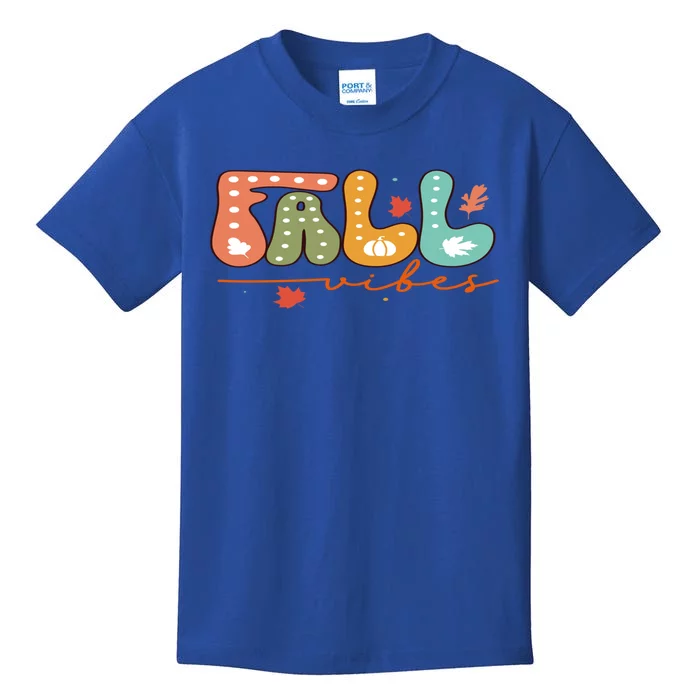 Funny Hello Fall For Thanksgiving Funny Costume Idea Gift Kids T-Shirt