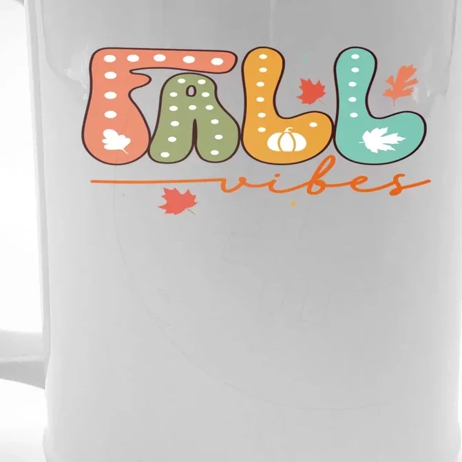 Funny Hello Fall For Thanksgiving Funny Costume Idea Gift Front & Back Beer Stein