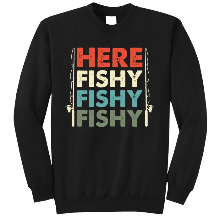 Fish Hunting Fishing Fishrod Fisherman Tall Sweatshirt