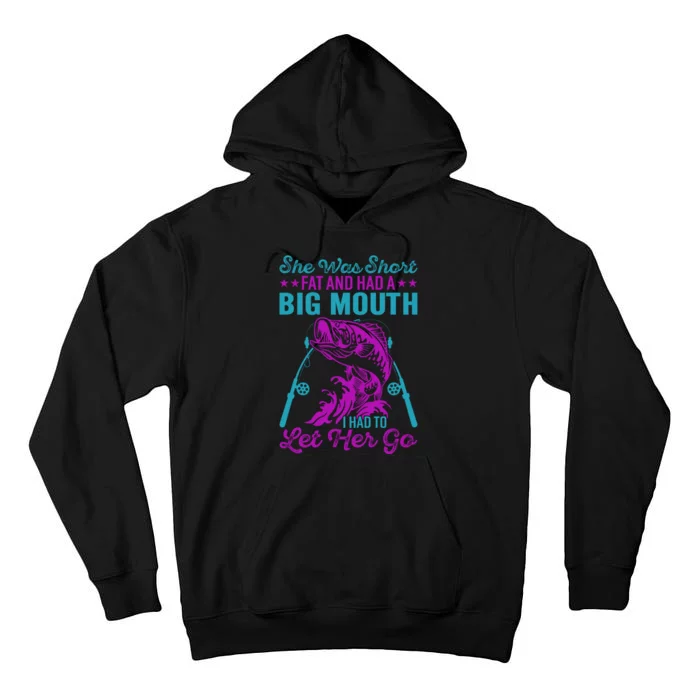 Funny Humor Fishing Tall Hoodie