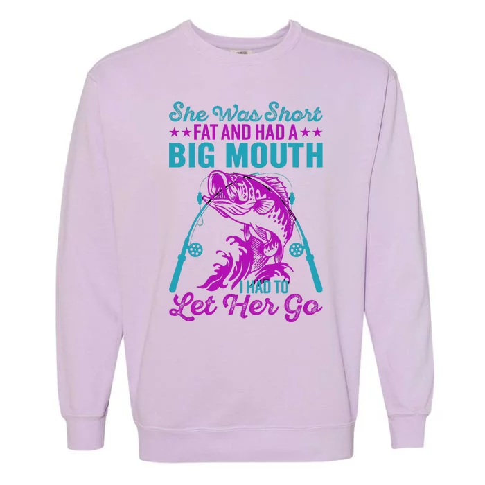 Funny Humor Fishing Garment-Dyed Sweatshirt