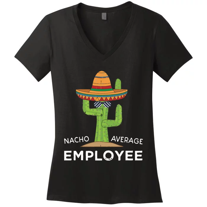 Fun Hilarious Funny Employee Appreciation Saying Women's V-Neck T-Shirt