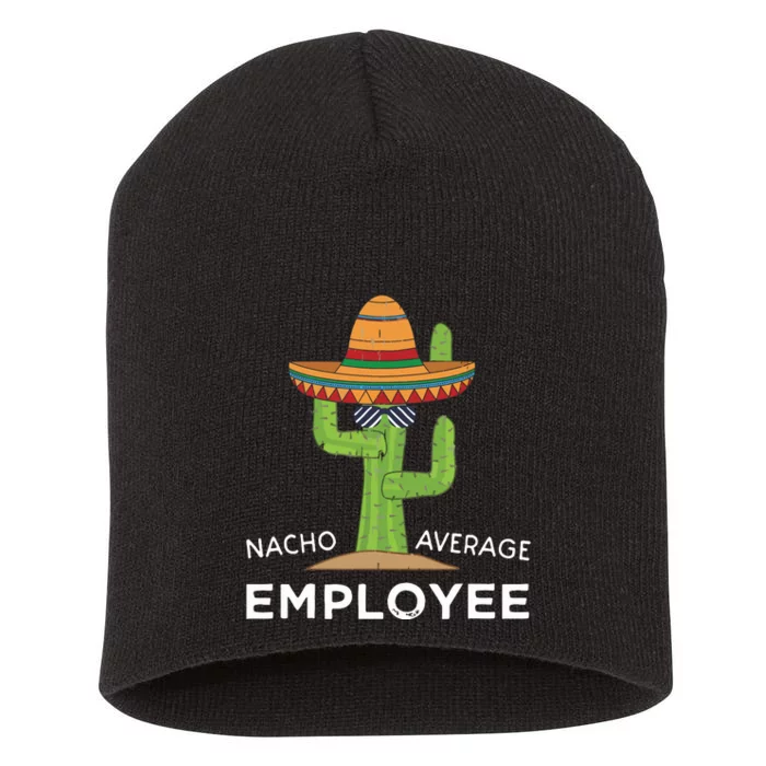 Fun Hilarious Funny Employee Appreciation Saying Short Acrylic Beanie