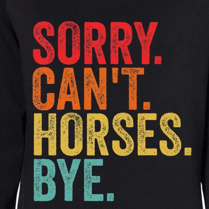 Funny Horse Womens California Wash Sweatshirt