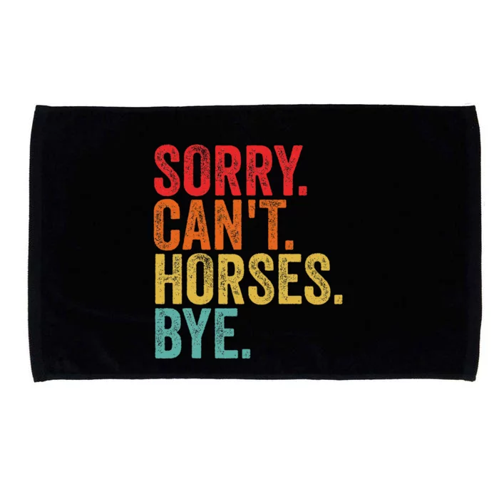 Funny Horse Microfiber Hand Towel