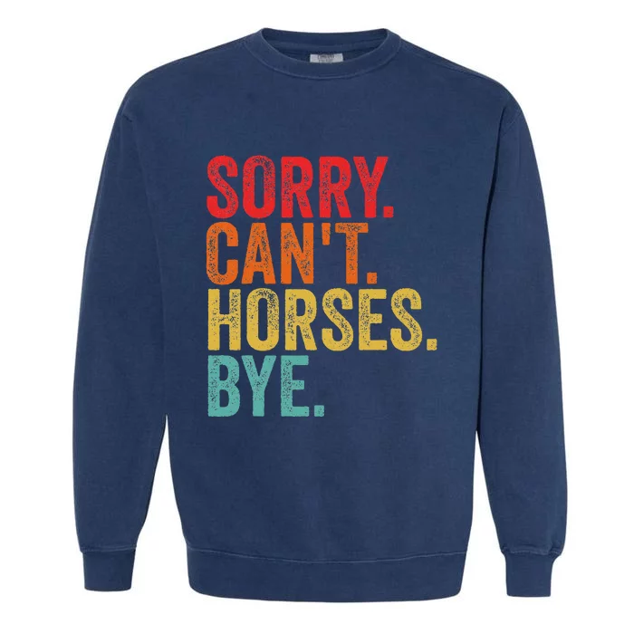 Funny Horse Garment-Dyed Sweatshirt