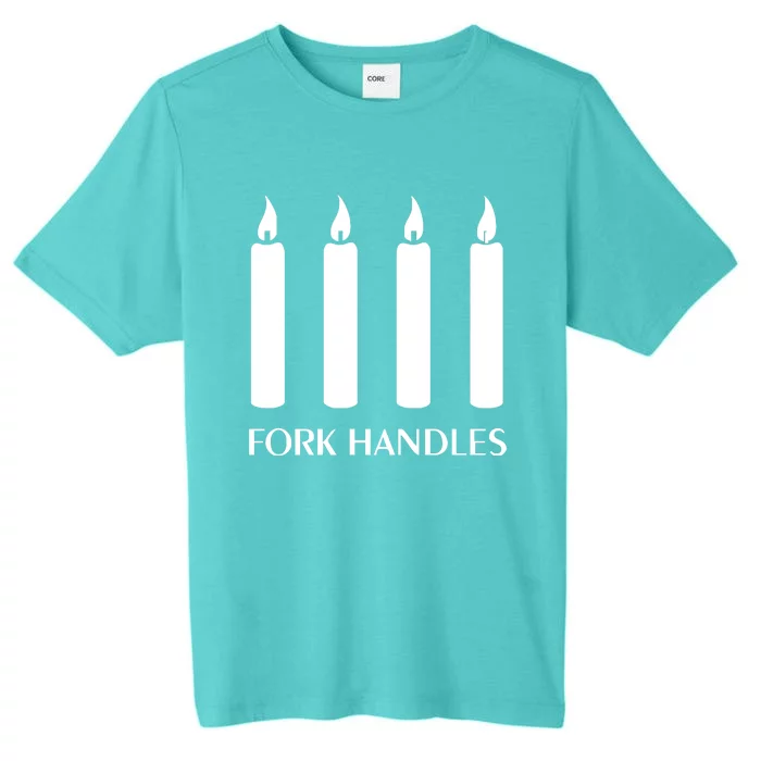 FORK HANDLES FOUR CANDLES ChromaSoft Performance T-Shirt