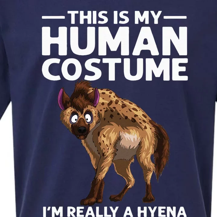 Funny Hyena For Wo Zoo Keeper Africa Tanzania Animal Sueded Cloud Jersey T-Shirt