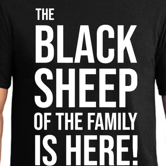 Funny Holiday Family Function, Black Sheep of the Family Pajama Set