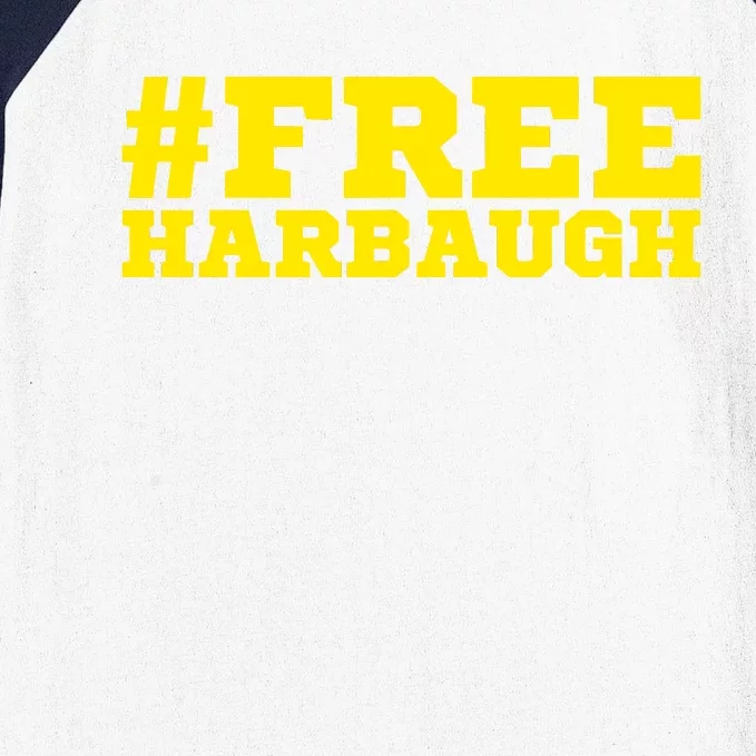 Free Harbaugh Baseball Sleeve Shirt