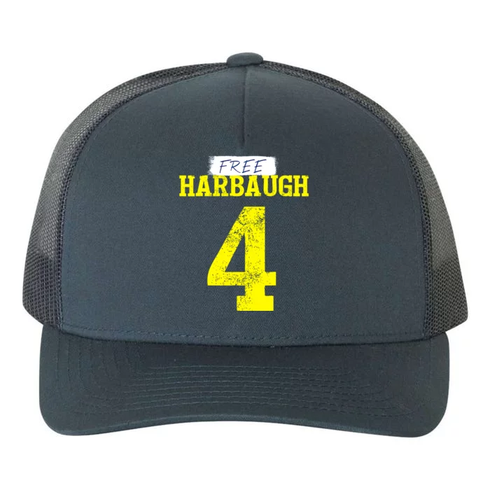 Free Harbaugh Yupoong Adult 5-Panel Trucker Hat