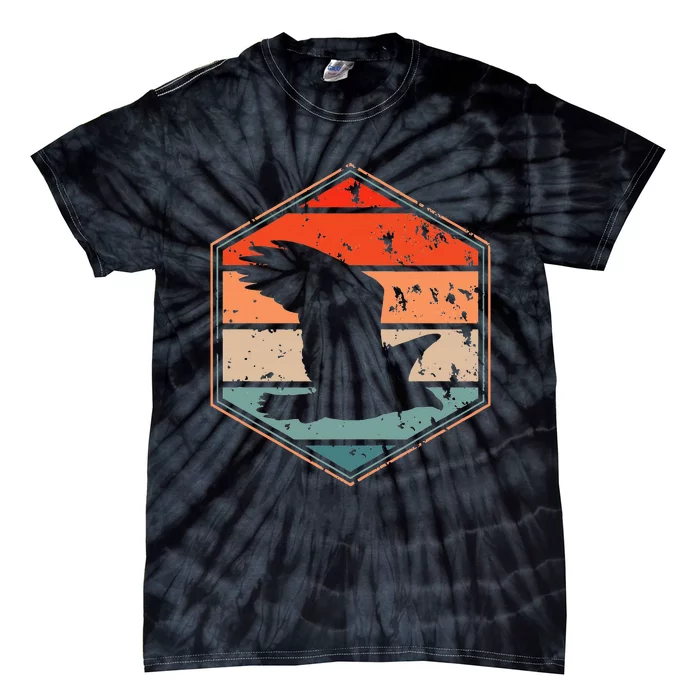 Falcon Hawk Falconry Clothes Peregrine Falcon Tie-Dye T-Shirt