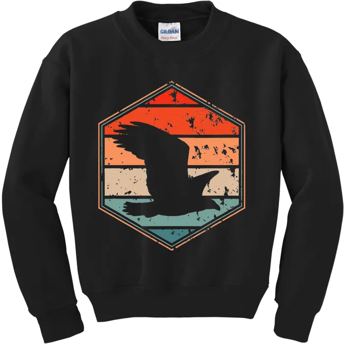 Falcon Hawk Falconry Clothes Peregrine Falcon Kids Sweatshirt