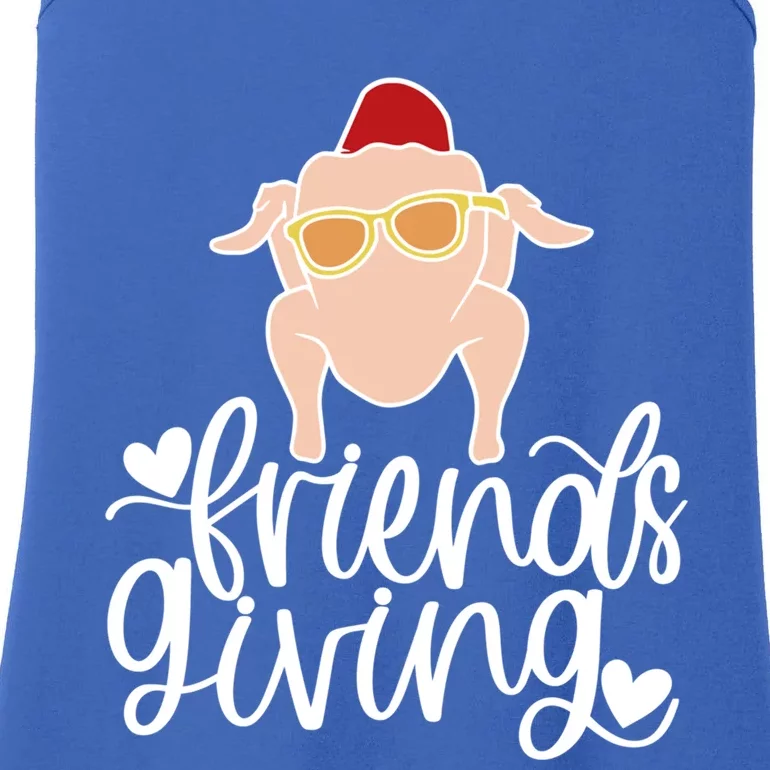 Funny Happy Friendsgiving Meaningful Gift Turkey Friends Giving Gift Ladies Essential Tank