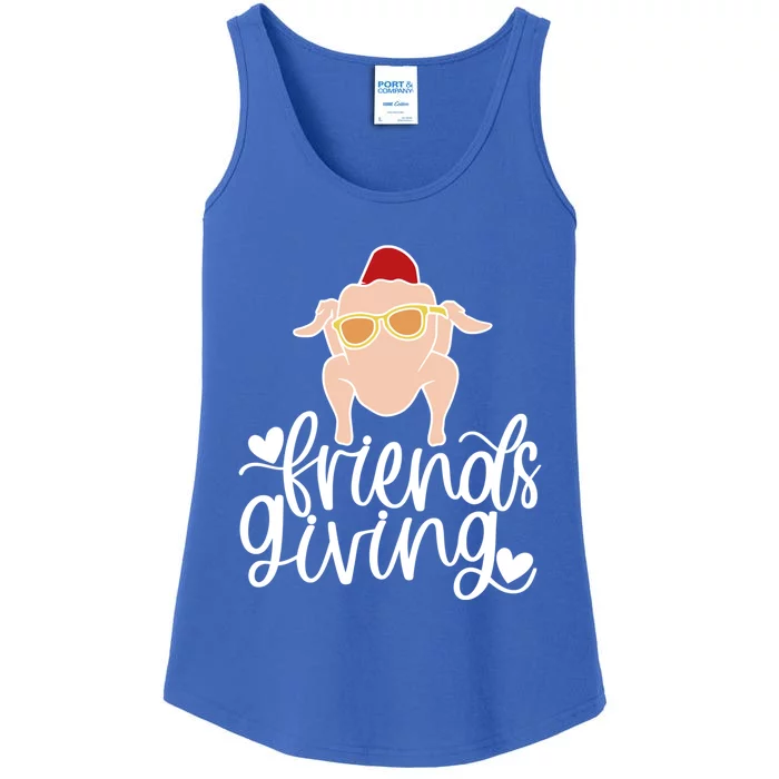 Funny Happy Friendsgiving Meaningful Gift Turkey Friends Giving Gift Ladies Essential Tank