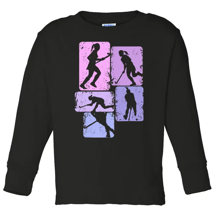 Field Hockey Toddler Long Sleeve Shirt