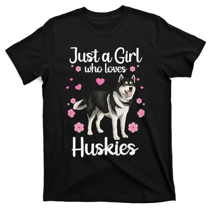 Funny Huskies For Pup Siberian Husky Dog Lovers T-Shirt